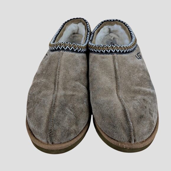 UGG Tasman Slippers Men's Sz 15 Suede Brown Cozycore - Picture 4 of 14